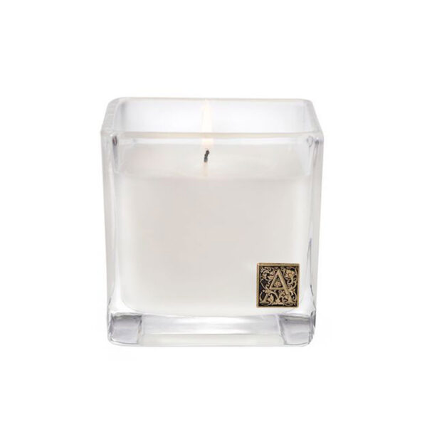 Clear Glass Cube Candle – The Smell of Spring