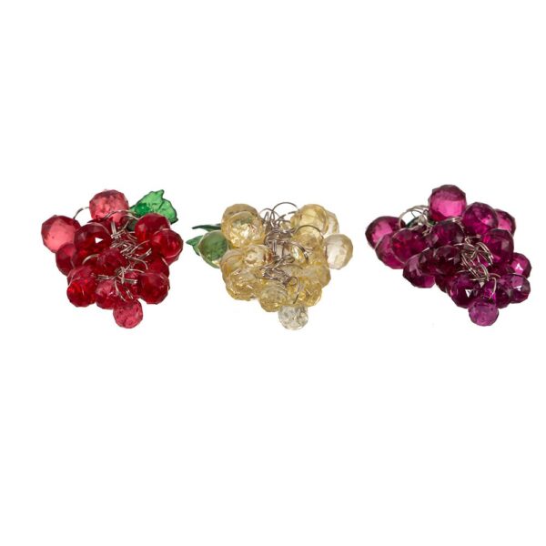 Beaded Grape Ornaments, Set of 3 - Image 6