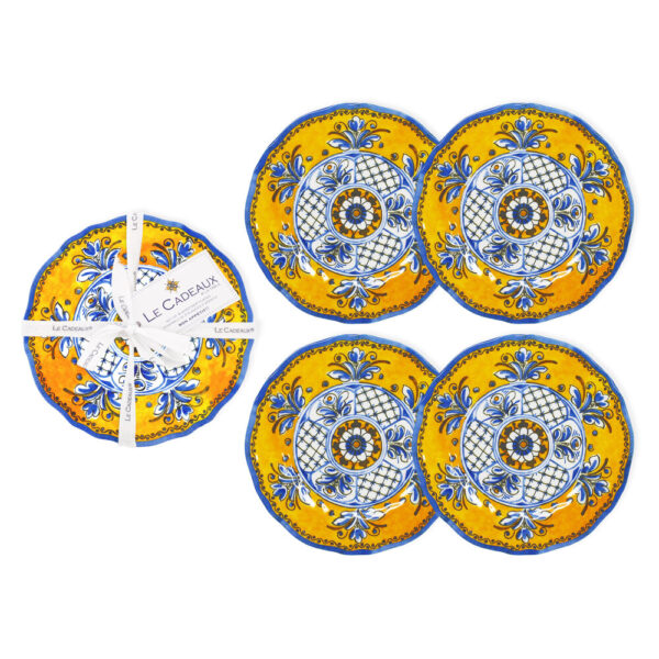 Melamine Appetizer Plates - Benidorm - Set of 4