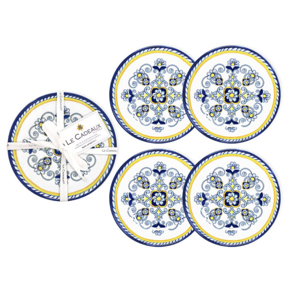 Melamine Appetizer Plates - Sorrento - Set of 4