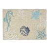 Seashore Sea Life Embroidered Placemats – Set of 4